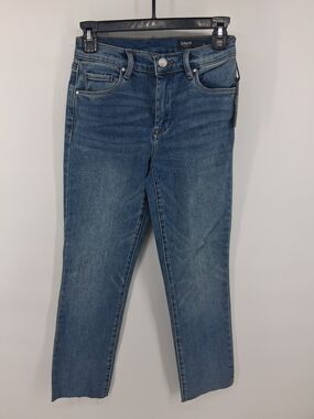Silent Straight-Leg Jeans in Medium Blue Wash